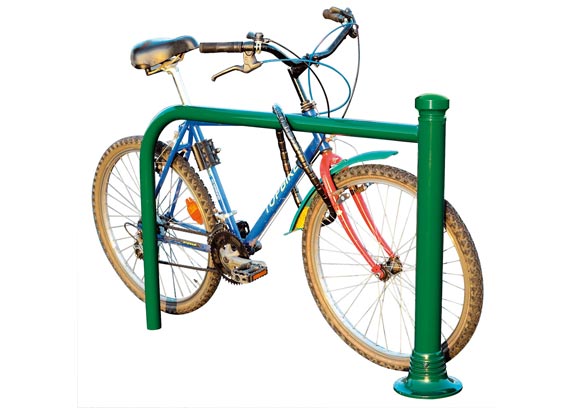 Classic hoop bicycle stand - Click Image to Close