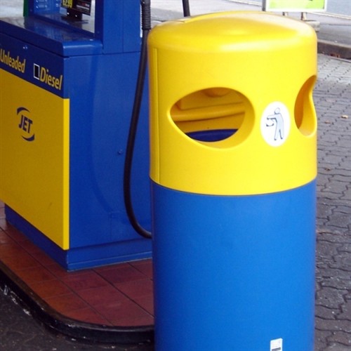 Viscount Forecourt Litter Bin - Click Image to Close