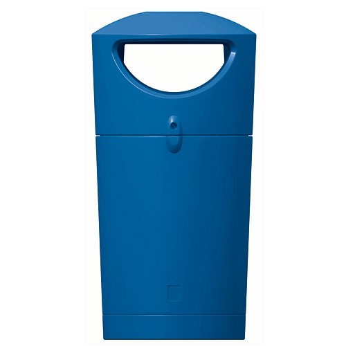 METRO Round Hooded Litter Bin 85/120 litres - Click Image to Close