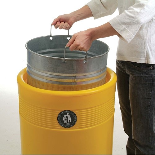 MONARCH Round Open Top Litter Bin 85 litres - Click Image to Close